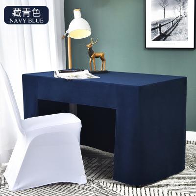 办台公会会议尼桌布展会动加厚酒店议室桌子罩加厚绒1面活台尼罩