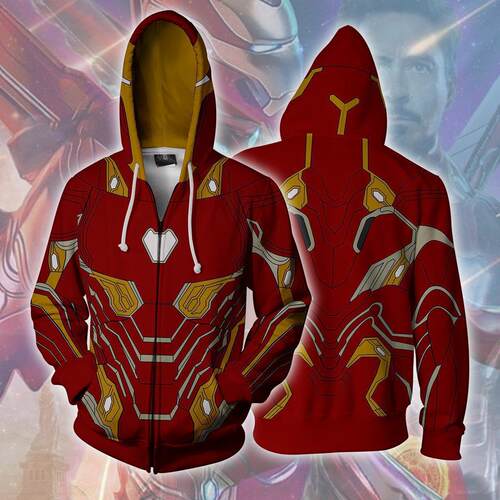 Jacket printed sweatshirt cardigan hooded sweatshirt