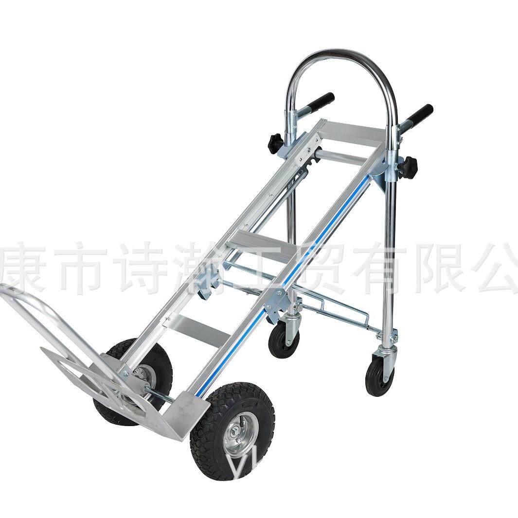 厂家直销铝合金平板车载重王折叠手推车老虎车搬运车行李车仓货车