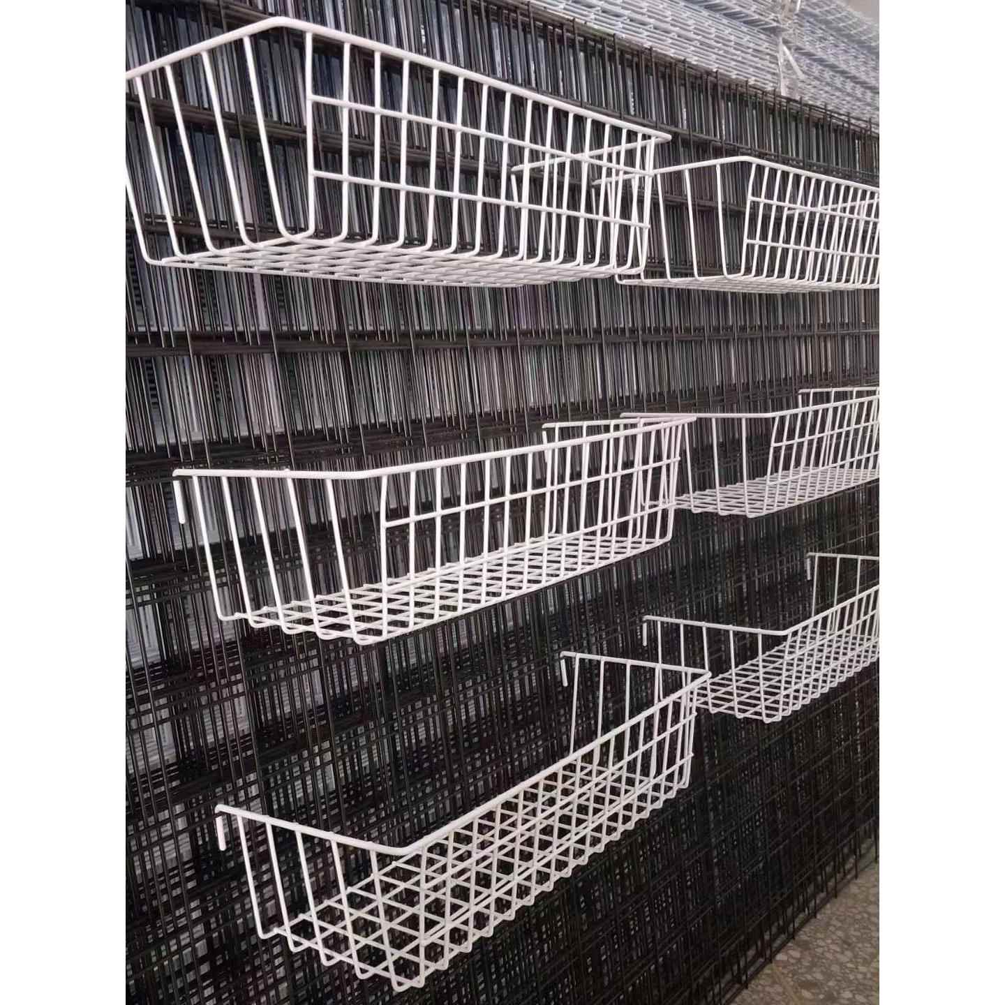 网格网片挂篮铁丝网收纳篮超市挂篮多功能置物篮展示架挂件收纳篮