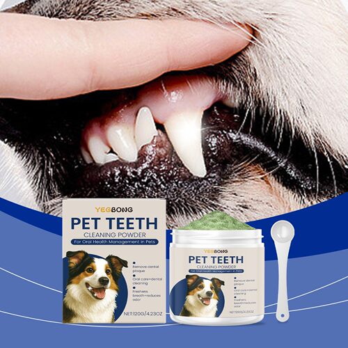 YEGBONG Dog Teeth Cleaning Powder Gentle Dental Care for Dog