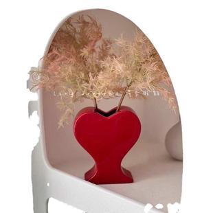 ins陶瓷高养器 摆件北欧值桌面风花瓶花 插花批发家居装饰水颜