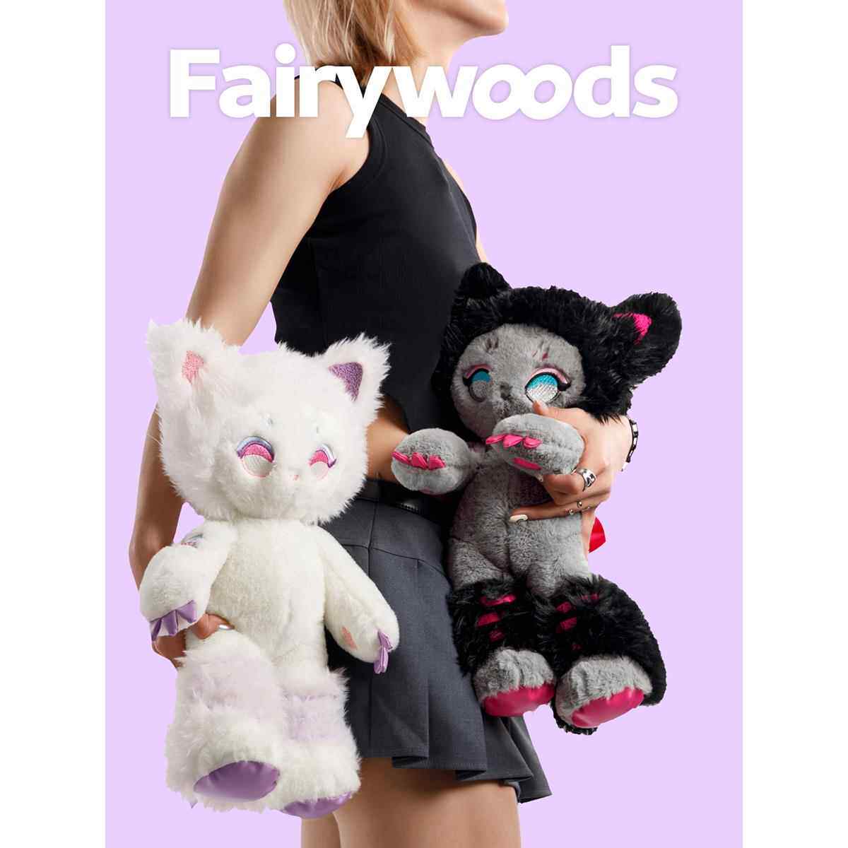 Fairywoods『甜心猫咪』玩偶公仔女生睡觉抱枕送情侣可爱毛绒摆件