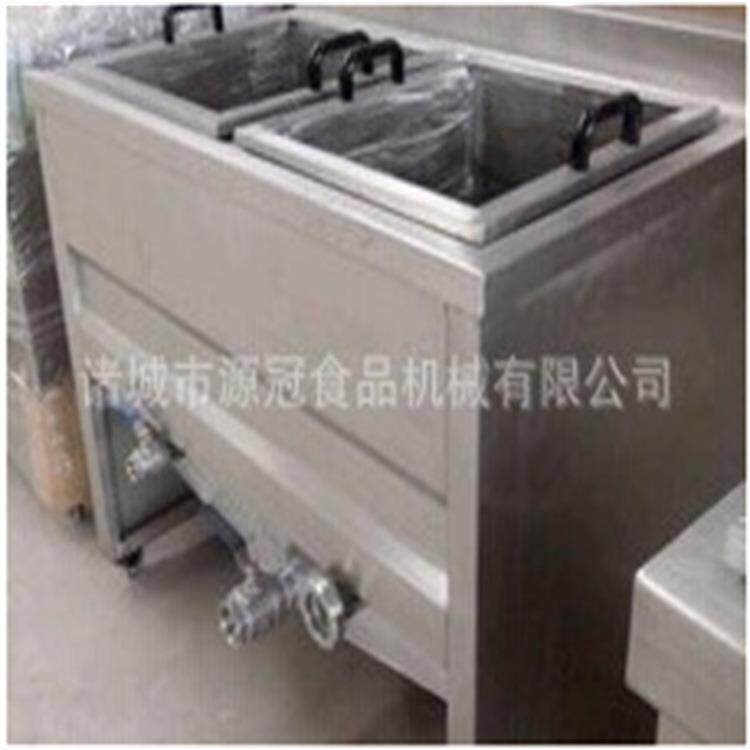 休闲食品油炸机 锅巴花生米自动出料油炸设备 不锈钢电加热油炸锅