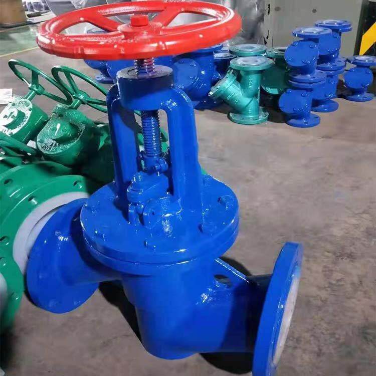 J41F46-10PJ41F46-16P防腐衬氟法兰截止阀DN250衬氟截止阀