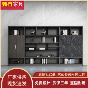 书柜家具 文件柜木质办公柜档案柜资料柜子玻璃带锁储物柜落地板式