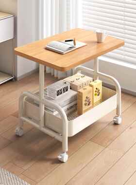 可发移动茶几小推车双层边J-5201几厅沙收纳小子带轮茶桌卧客室置