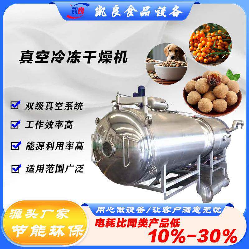 全球牛宠物零食冻干机沙棘果桂圆真空冷冻干燥机果蔬冻干真空高效