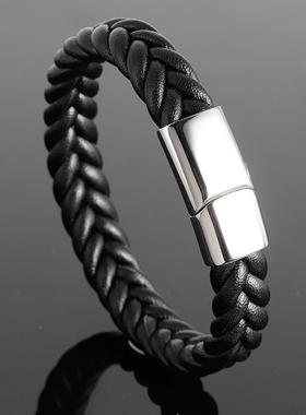 欧美风不锈钢男士男士手链手链