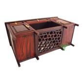 红木微型仿古微缩模型红酸枝迷你小家具摆件办公书桌实木雕工艺品