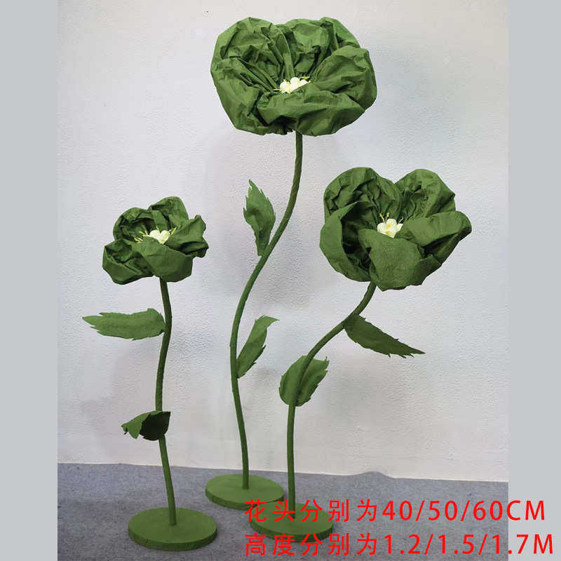 路花陈diy布置泡泡舞台摆件橱窗婚庆三件套道具婚礼花艺美引仿真