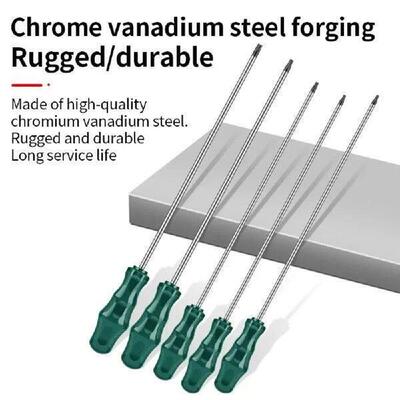 Portable 400mm Torx Screwdriver Extra Long with Hole Repair