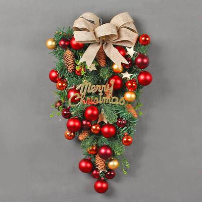 Christmas decorative ball hanging upside down tree pendant
