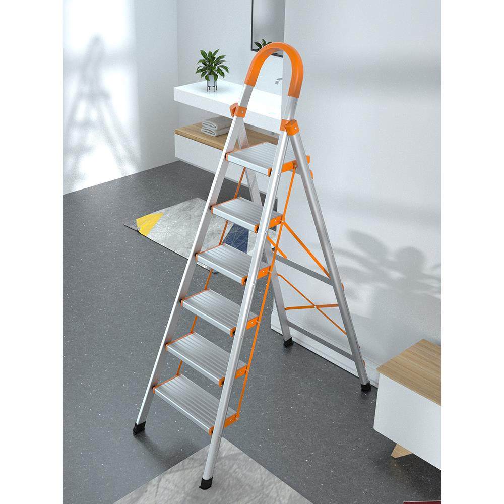 百佳折叠Ttt407子人字梯家多用功宜能伸缩铝合金加厚四五步梯梯爬,居家日用,家用梯,淘宝优惠券,粉丝福利购,淘宝优惠卷