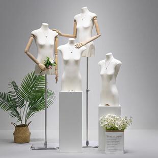 韩版扁身模特道具女装人偶扁平胸半身橱窗人台衣服装店展示架全身