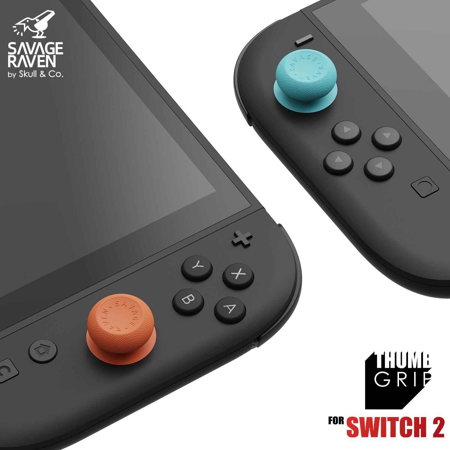 Skull & Co. 任天堂Switch2摇杆帽 骷髅Joycon蘑菇头保护套NS2代