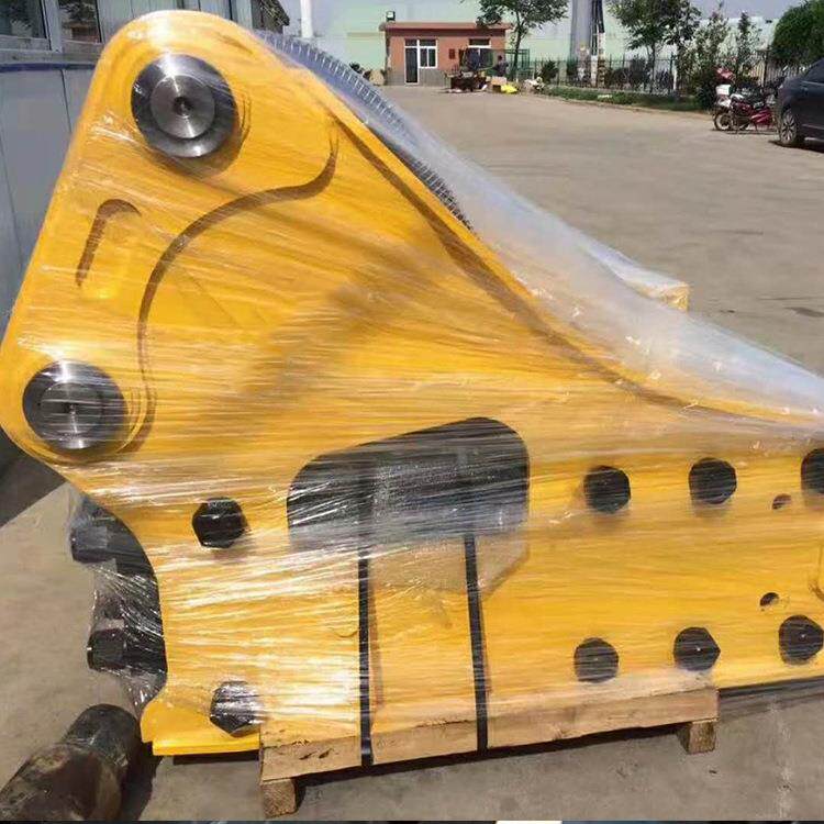 聚仁挖掘机破碎锤挖机炮头凿岩机械工兵破碎锤