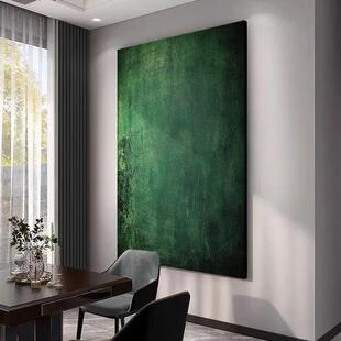 饰画深绿ELI色艺术挂画肌 简约客厅玄关背景墙装 翡绿高 级壁感