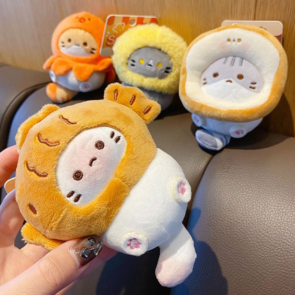 软萌可爱小猫公仔包包挂件卡通毛绒玩偶情侣钥匙扣配饰创意礼品