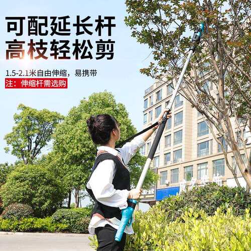 无线电动果树修枝剪锂电池树枝剪修剪机便捷式电剪刀锂电高枝剪