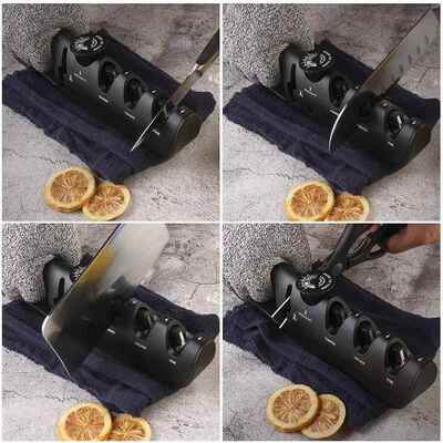 Knife Sharpener Angle 4 Stages Scissors Sharpening stone Pro