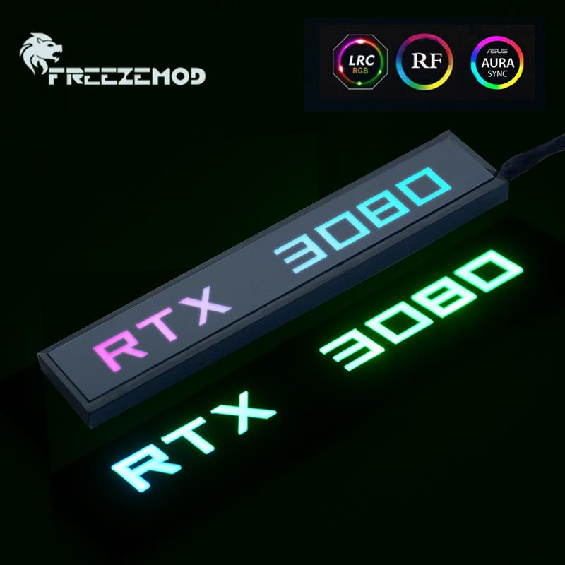 FREEZEMOD主机壳显卡信仰灯RGB灯效主板同步XYD-5V送控制器可定制