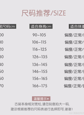 小女孩儿童古装仙女裙装公主汉服