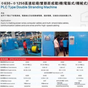 60-1250型高速绞线机