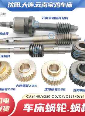 沈阳CA6250大连CD6240云南宝鸡CY/CS6140/6150车床铜蜗轮蜗杆涡轮