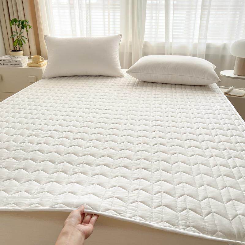 全棉40支夹棉床垫1.5床薄款隔脏垫子席梦思保护套单双人床垫1.8