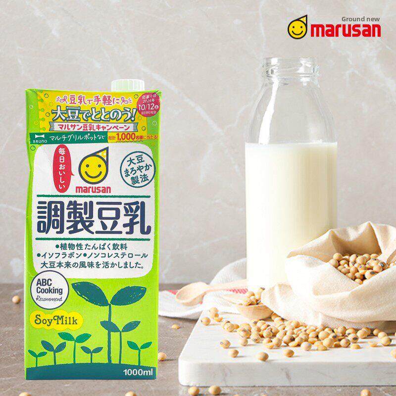 日本豆乳原装进口丸三marusan调制豆乳1L宝宝儿童饮品早餐奶豆奶