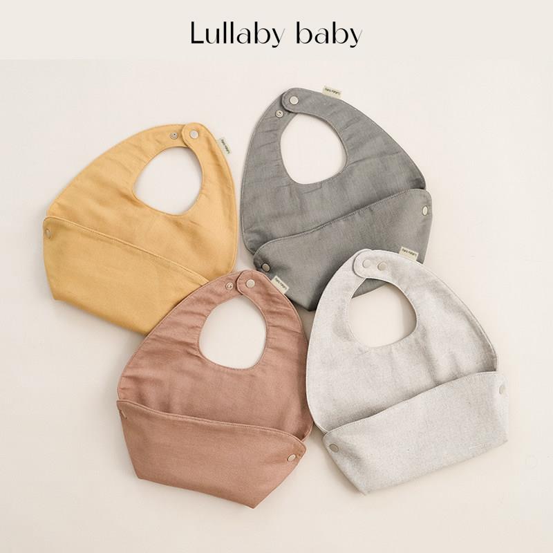 lullabybaby婴儿围兜宝宝口水巾副食品吃饭吃饭围兜新生儿围兜防