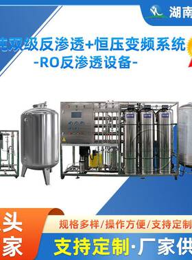 纯化水设备净水器商业用机制药实验室化妆品厂反渗透净水处理设备