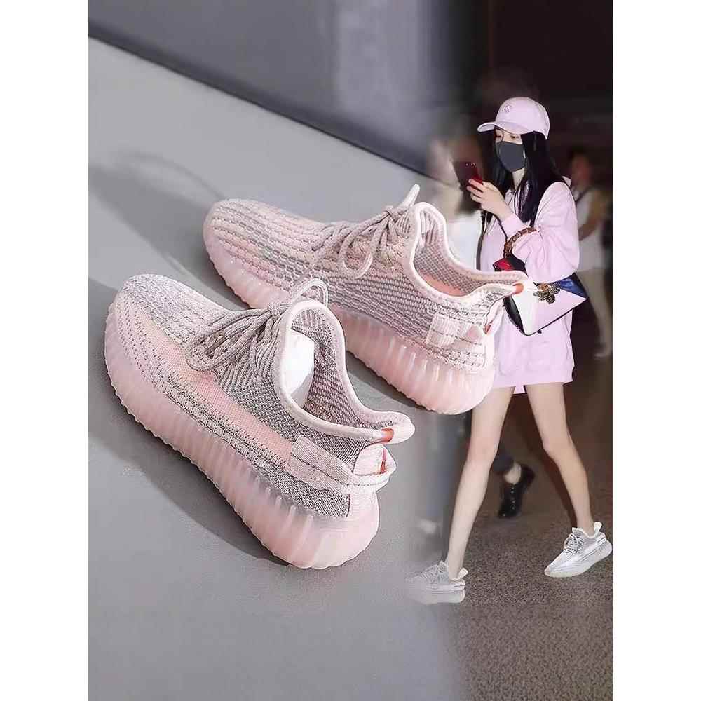 椰子鞋女2025春秋新款爆款网鞋透气网面老爹