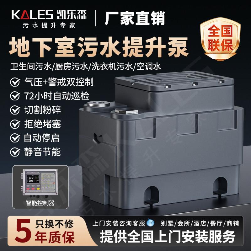地下室提升泵污水器别墅全自动一体化提升设备化妆室厨房切割排污