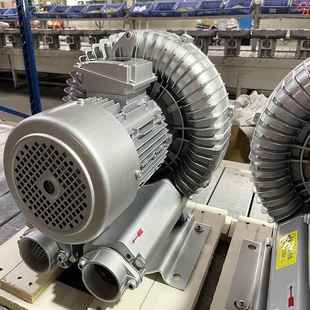 欧冠风高压漩涡风机LD0W30无品牌 H43R17漩涡气泵3K工业吸尘上料