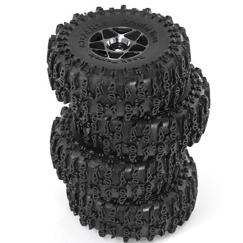 RS红蜘蛛1/18/24攀爬车T4-M 恺司玛SCX24轮胎 FMS FCX24 套装