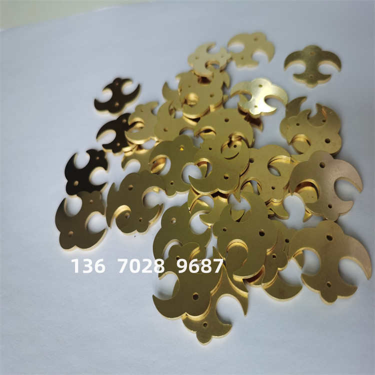 H62黄铜板 激光切割 黄铜字母 雕刻花纹图案 可根据客户图纸加工