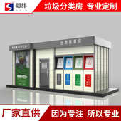 社区智能分类垃圾房自动开门分类垃圾收集箱生活垃圾投放站清洁屋
