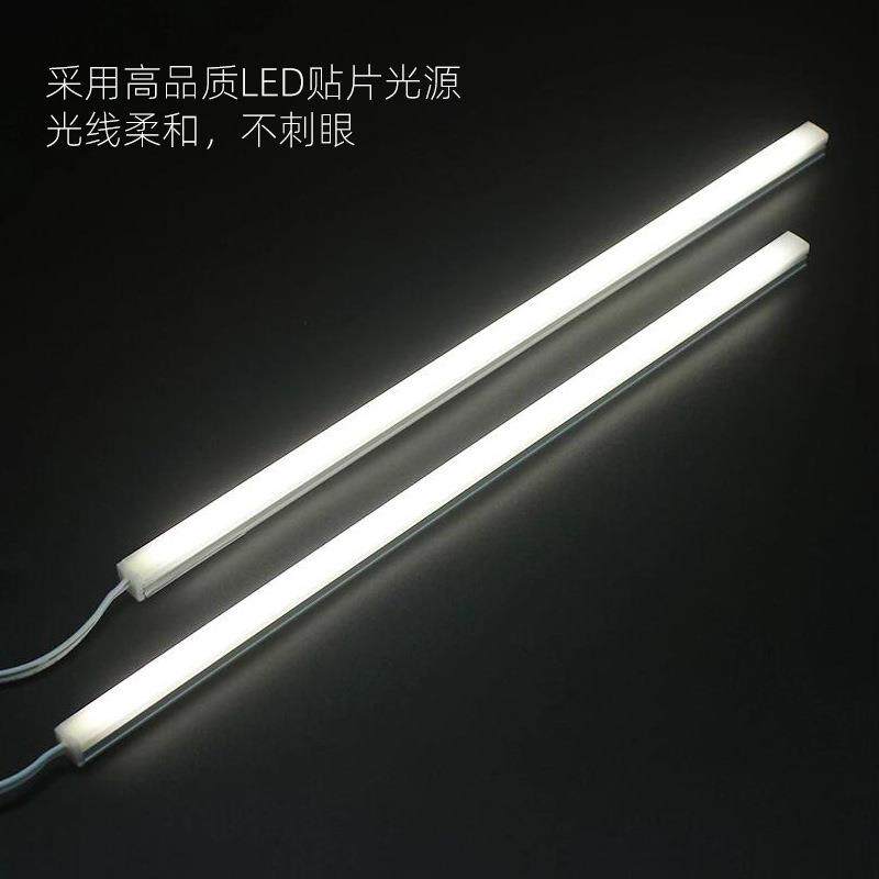 8mm超细连体灯LED外置长条灯隐藏安装橱柜镜面装饰灯低压12V