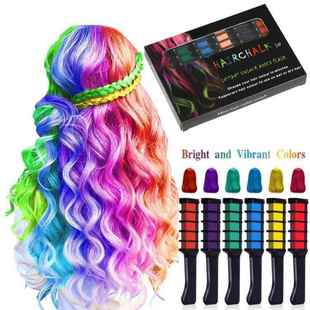 6/10pcs Hair Mascara New Design Crayons for Hair Color Chalk
