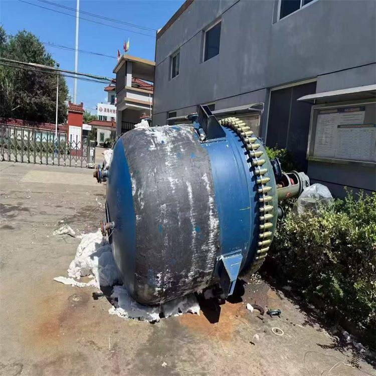 销售二手搪瓷反应釜 1-20吨化工制药食品工业蒸汽加热搪瓷反应釜