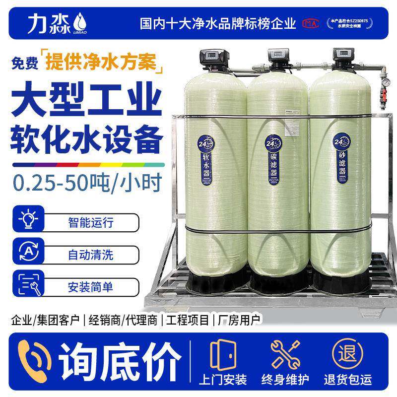 水处理软水设备井水过滤器除垢去泥沙商用净水器锅炉软化设备工业