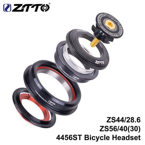 ZTTO自行车内置碗组44mm 56mm密封轴承锥直两用锥形碗组培林轴承
