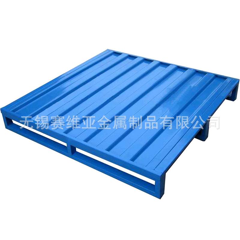 厂家生产流制托盘赛钢维亚货架重型物托盘钢制四面报CKU价钢制托