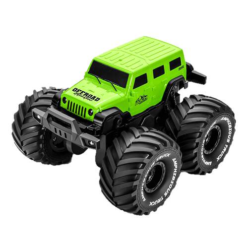 跨境水陆两栖遥控车rc遥控越野车四驱高速全比例汽车1：18攀爬car