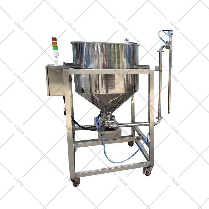 半自动膏体灌装机加大料箱送料泵打料机