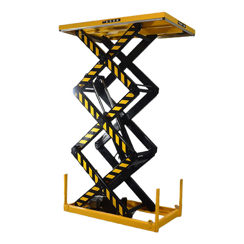 电动液压固定剪叉式装卸大吨位举升机移动仓库卸货提升推车升降平