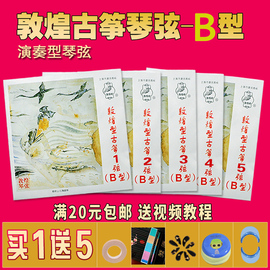 敦煌古筝琴弦b型专业者标准通用 单根古筝弦1-21全套敦煌牌b弦