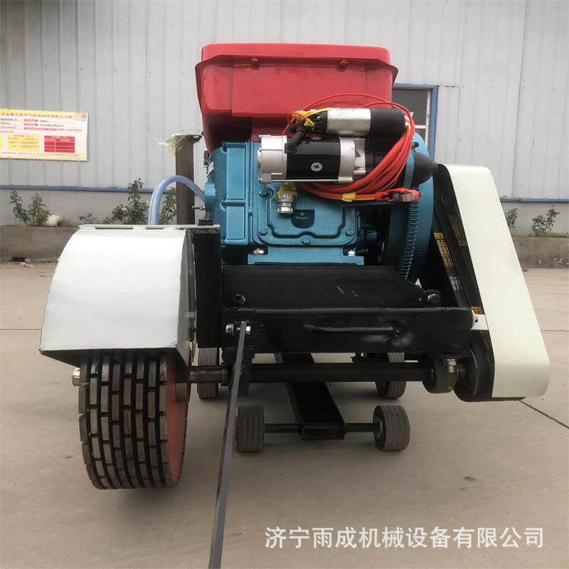 凝土马路切割机 409油面款水泥混路切缝机 电动自行走路面切割柴